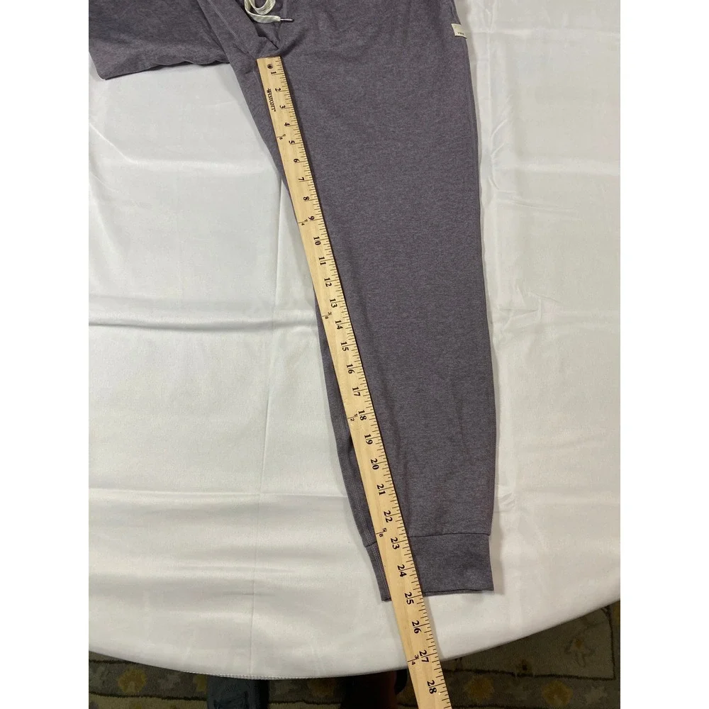 Vuori Performance Joggers Mens Heather Charcoal Grey Athletic Sweatpants Small S - Picture 7 of 8